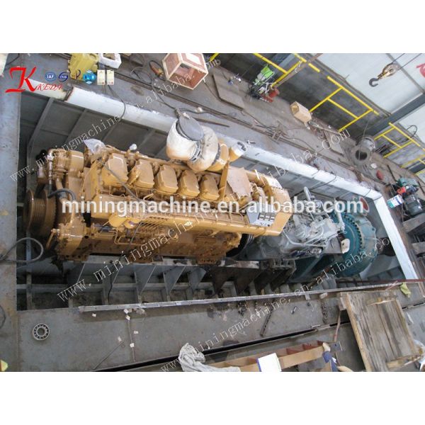 Diesel Power Cutter Suction Dredger 8m Dredging Depth 100cm Draught