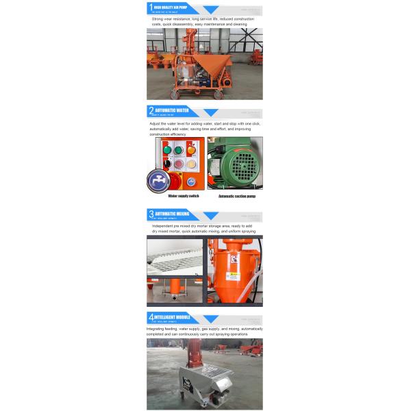 Wall Plastering Machine with High Operating Efficiency and Unique Selling Point