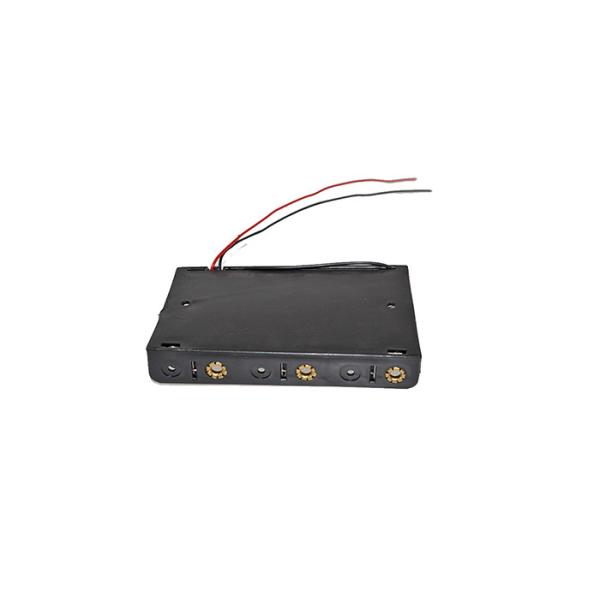 6AA Batteries Storage Box Electronic Components Holder Battery Holder