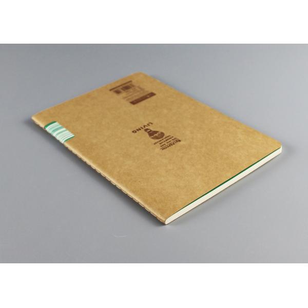 A5 Kraft 3x5 Notebook Cover , Wire - O Binding Cute Hardback Notebooks