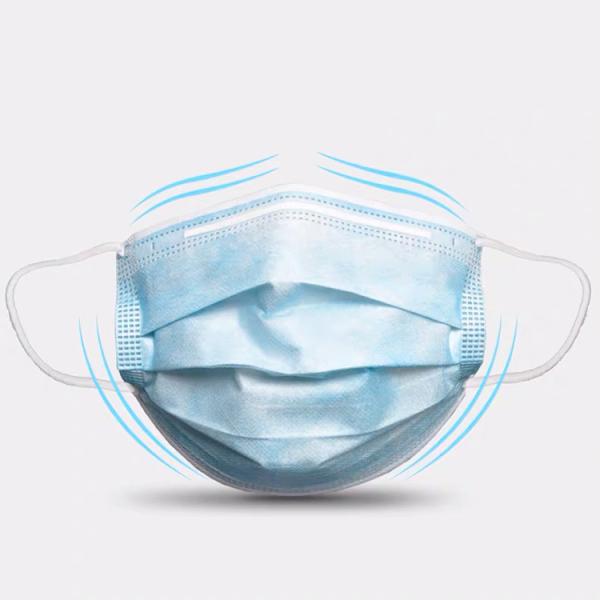 Face Mask Against Coronavirus Avoid Bacteria Disposable Earloop