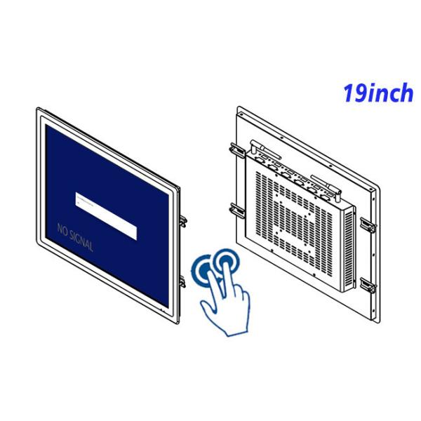 19-Inch Durable Display for Access Control Panels and Transportation Systems