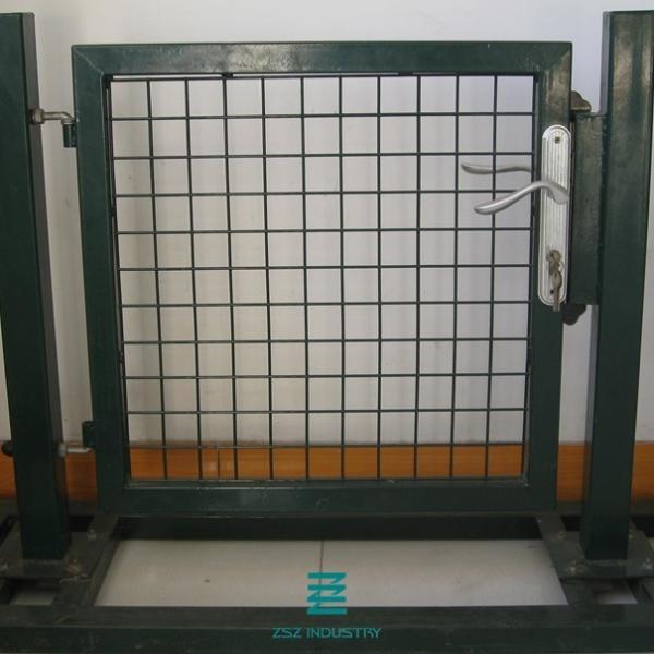 Galvanizing Powder Coating Garden Fence Gate For Security Applications