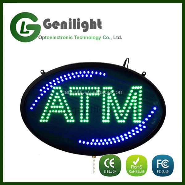 Rectangle LED NAILS SIGN Make Your Nail Display Shine with Our Motion Flashing Design