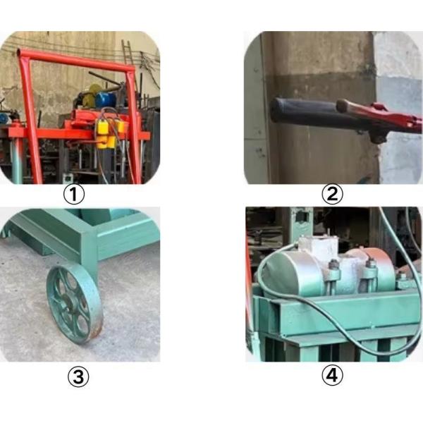 Customized Solid Fly Ash Manual Cement Concrete Brick Moulding Machine Easy Operation