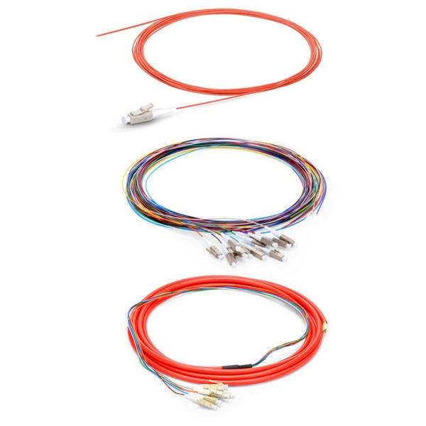 OM1 62.5/125 Multimode Simplex Fiber Optic Pigtail with 900μm Tight Buffer for Telecom and Datacom Applications
