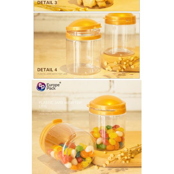 Best seller high quality medium durable plastic jars wholesale with handle