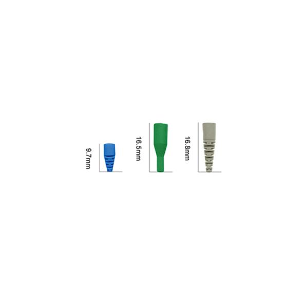 Compact Single Mode Simplex Optic Fiber Connector LC UPC APC 0.9mm FTTH Blue Green