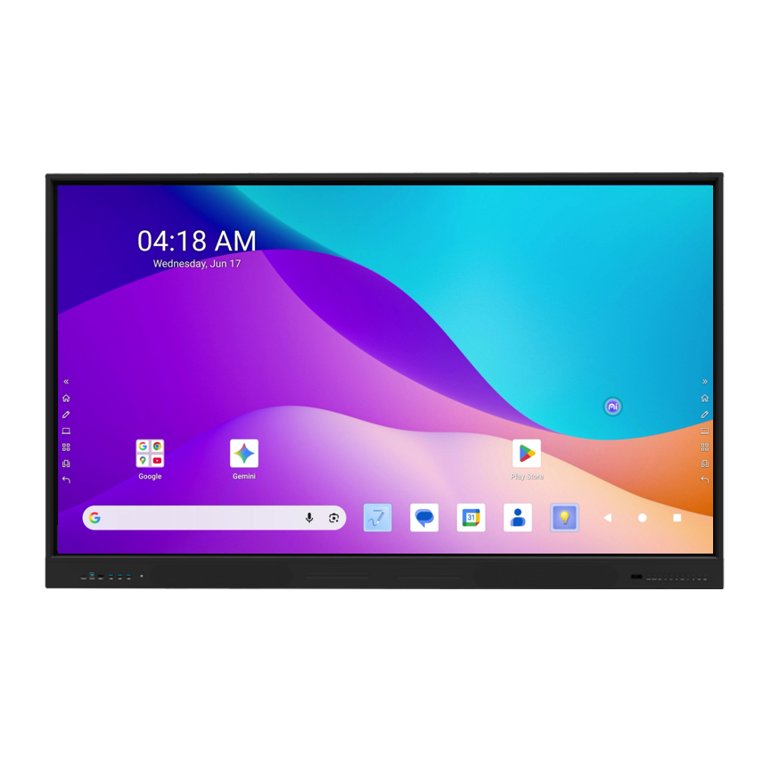 Google EDLA certified Android 16 Interactive Flat Panel Displays 65/75/86/98 inch from iBoard