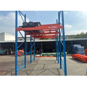 Efficient Push Back Racking System & Nesting Carts Ultimate Combo