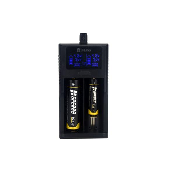Multifunctional LCD Screen 17670 18350 USB Battery Charger