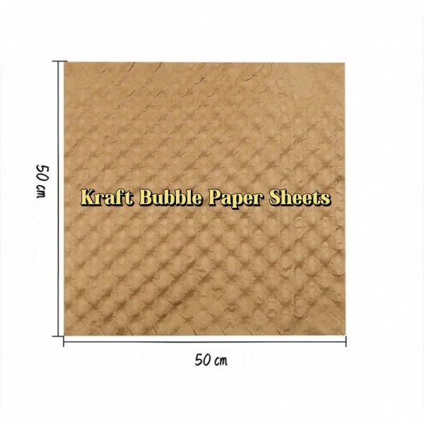 50x50cm Bubble Paper Sheet Heavy Duty Packing Bubble Card Sheet Wrap