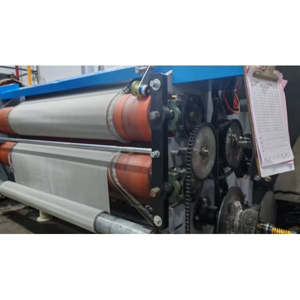 Low Energy Heavy Duty Wire Weaving Machine Loom Durability 1300D