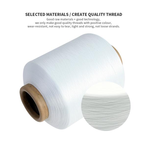 Colored 100/48 150D Recycled Polyester Yarn Grade Integrated Bare Machine 2075 Ply Spandex Yarn