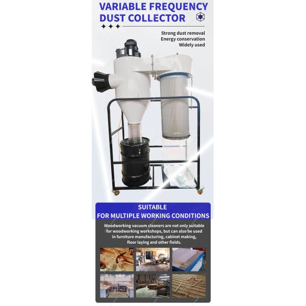 Variable Frequency Dust Collector for Workshop Machine Type Industrial Vacuum Cleaner
