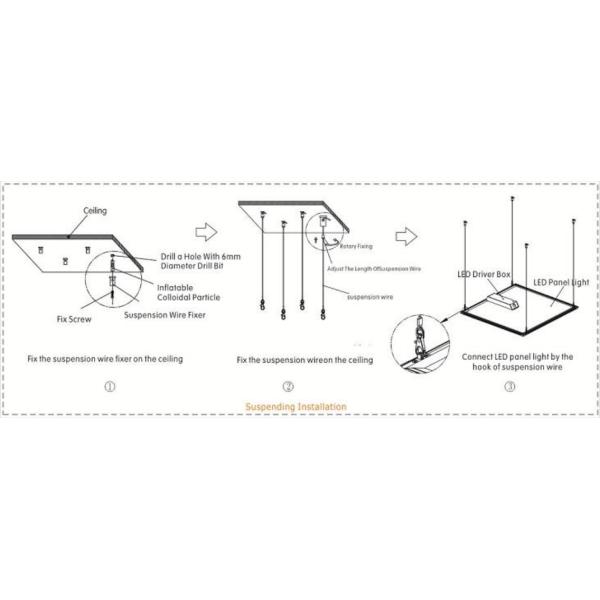 Square Ceiling LED Slim Panel Light 36 Watt / 600 By 600 Led Panel lamp