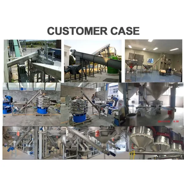 Dough / Meat Grain Screw Conveyor Stainless Steel Screw Conveyor Vertical