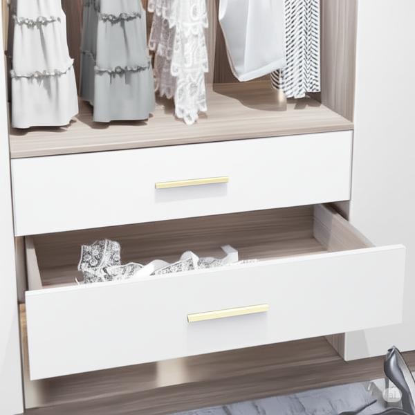 Modern Minimalist Wardrobe Drawer Front Panels Customizable Eco Friendly