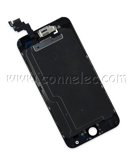 Iphone 6 plus black display assembly with front camera, repair LCD Iphone 6 plus, 6 plus