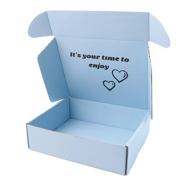 Corrugated Cardboard Packaging Gift Box Shipping Mailer Boxes Custom Logo Printed