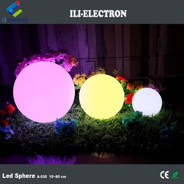color changing plastic led lighting sphere