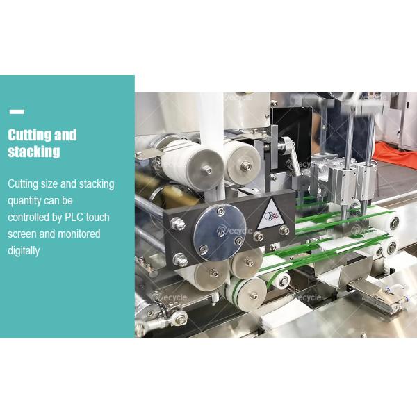 Full Automatic Wet Tissue Making Machine Production Line 1-10 Pcs/Pack High Efficienc