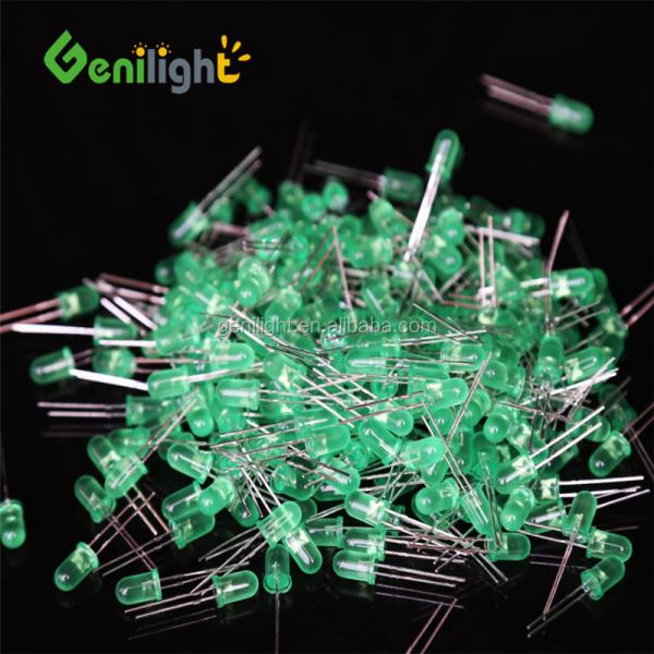 3mm LED Light Bulb Emitting Diode Green for Stable and Consistent Performance