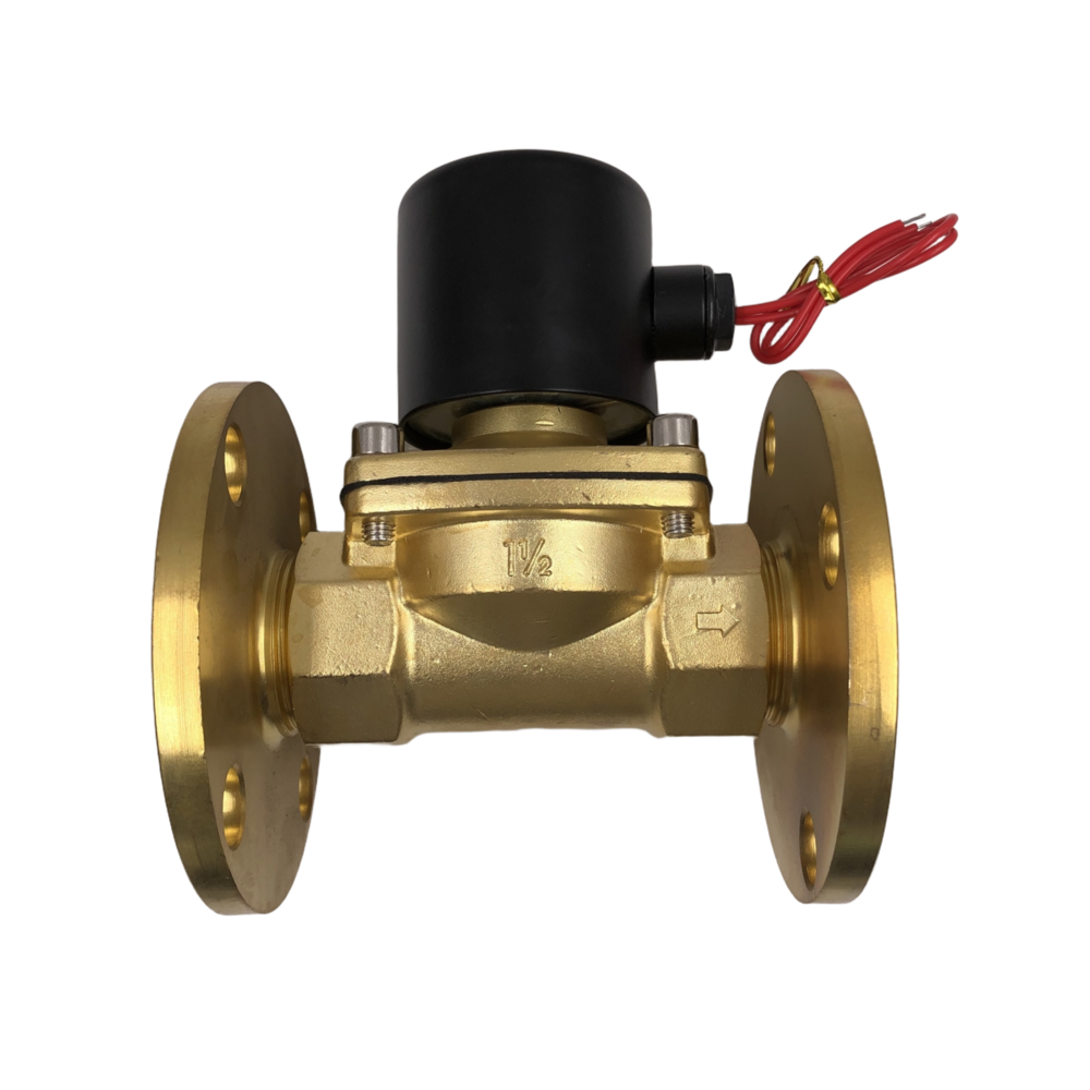 Direct Drive Type 2W40 Flange Solenoid Valve Normal Close Type Normal Open Type Industrial Fluid Control Valve for Automation Systems