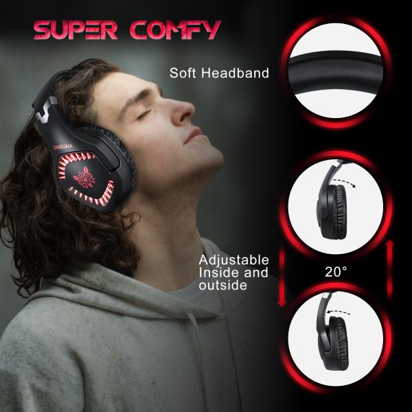 DC5V 2.2kohm K1 Pro Stereo Gaming Headset With Microphone