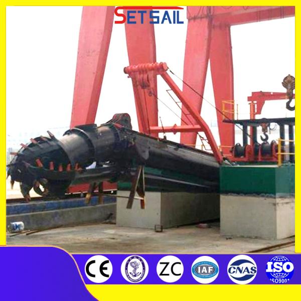 6 Inch Solid Pump Cutter Suction Dredger with 450m3 Water Flow and 3.2meter Total Width