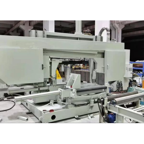 PLC Control Method CNC 3D I Beam Drilling Shearing Machine Line 3×11KW Motor Power