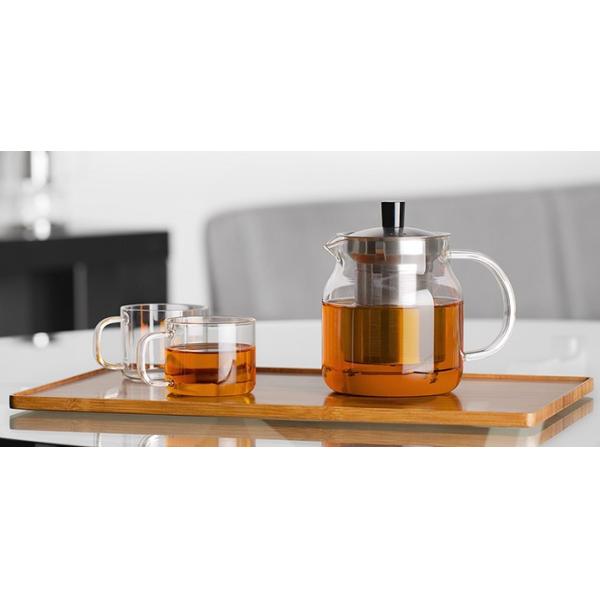 Durable Tea Infuser Set , Handcrafted Teapot Gift Set 700ml Kattle / 2 Cup