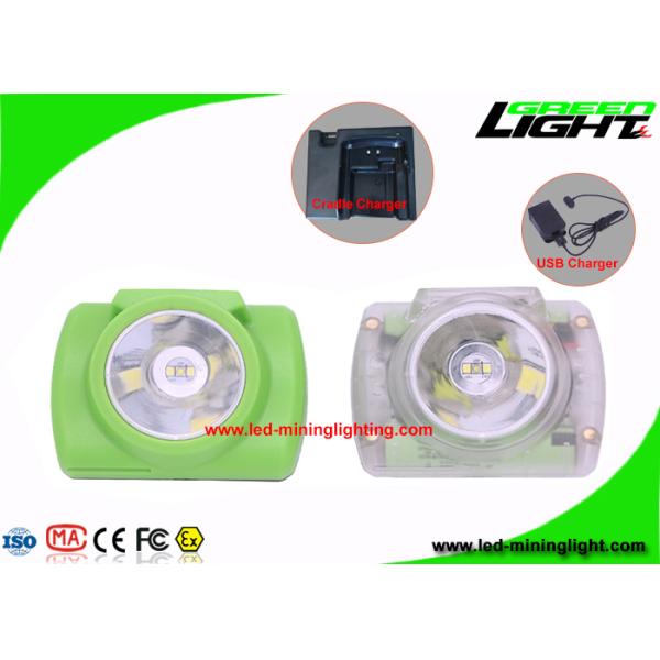 13000 Lux Mining Cap Lights USB Rechargeable With OLED Screen Time Date Display