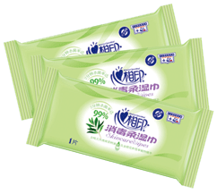 PLC Wet Tissue Packing Machine Tissue Paper Converting Machine