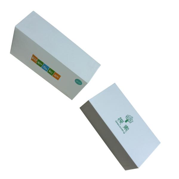 CMYK UV Effect Paper Packaging Box , White Cardboard Led Bulb Packaging Box