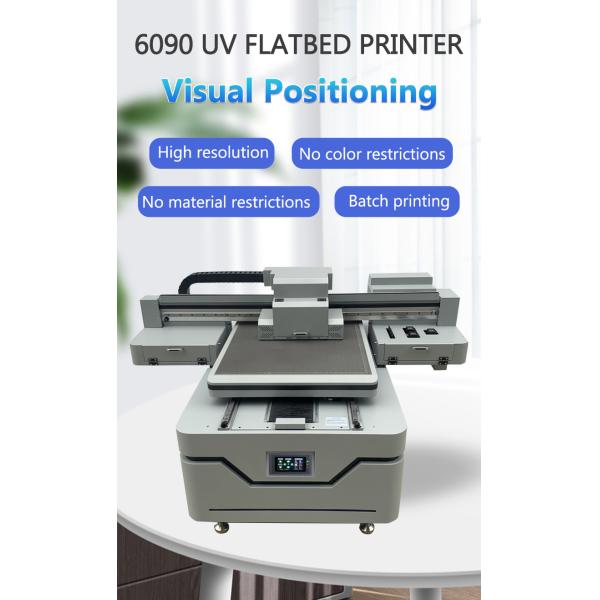High-Accuracy 6090 UV Flatbed Inkjet Printer Automatic Grade Machine with CCD for Glass Board and Card Printing