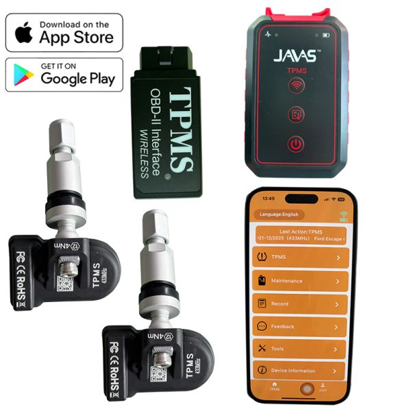Car Replacing Tire Pressure Monitor Sensor 433Mhz Programmable Tpms Sensor Replacement