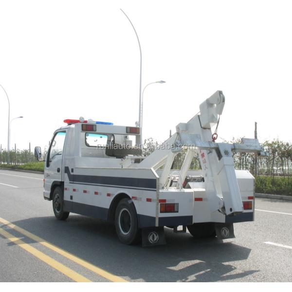 98hp 4tons One Pull One Road Wrecker Truck , Recovery Tow Truck 4x2 Left Hand Driven