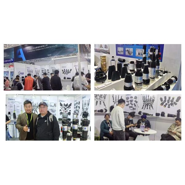 Global exhibitions showcasing Land Rover air suspension components