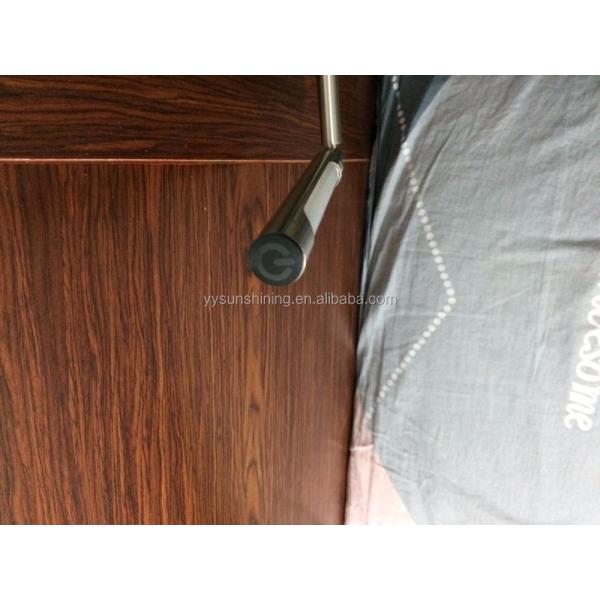 Reading Room Touch Control LED Bed Headboard Dimming Adjustable Arm Wall Reading Light Lamp Wall Mounted