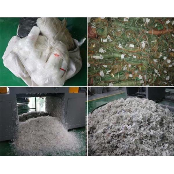 Durable Plastic Waste Grinder / Low Noise Garbage Shredder Machine