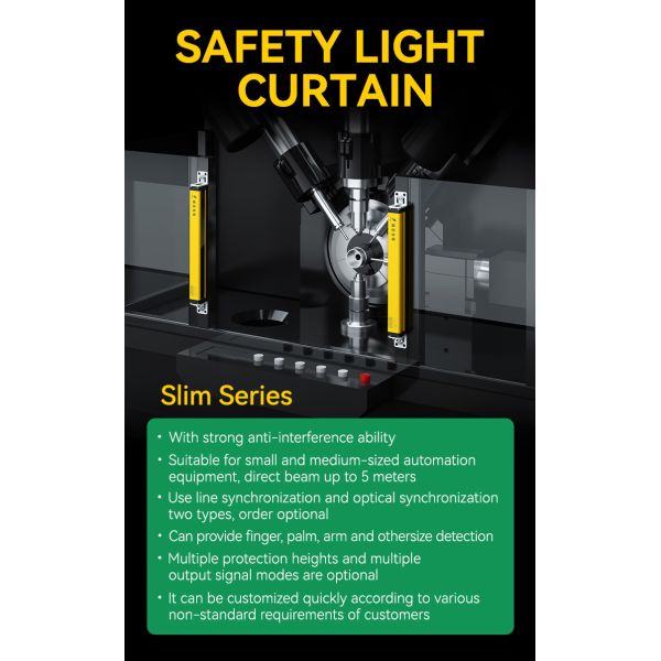 Safety Light Curtain providing a solution for improving safety and reducing workplace accidents in industrial settings