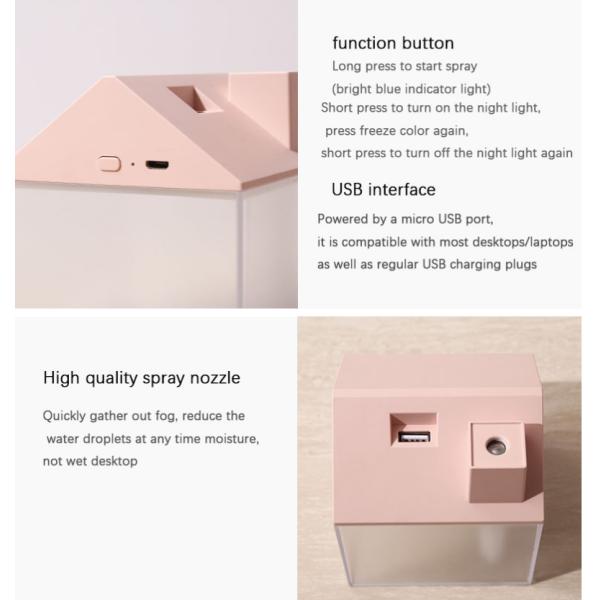 HOMEFISH 2021 Aromaterapia Difusores Aromaterapia Aromatherapy Mini Air Diffuser Defuser Diffusor Essential Oil Aroma Diffuser