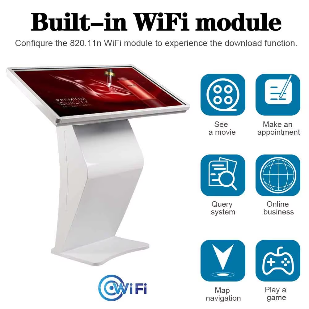 CH Multi Size Interactive Screen K Type Display LCD Touch Inquiry Machine All in One Information Advertising Horizontal Kiosk