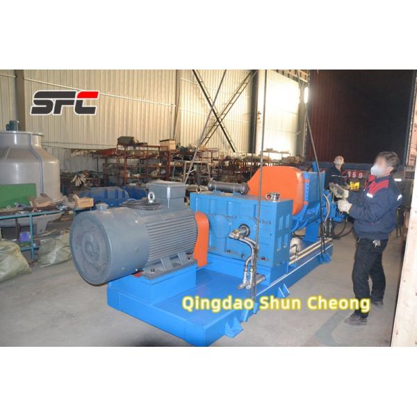 Rubber Extruder Machine - Close-up Detail