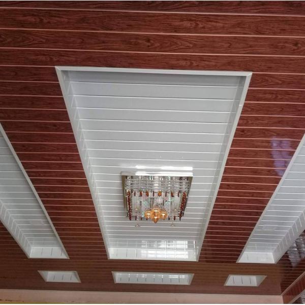 Plain White White Pvc Wall Panels , Moisture Resistant Paneling For Bathrooms