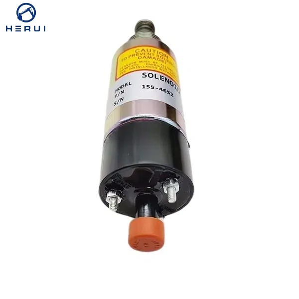 24V Shutoff Solenoid Valve 155-4652 1554652 For E320B E325B E325C E325CL