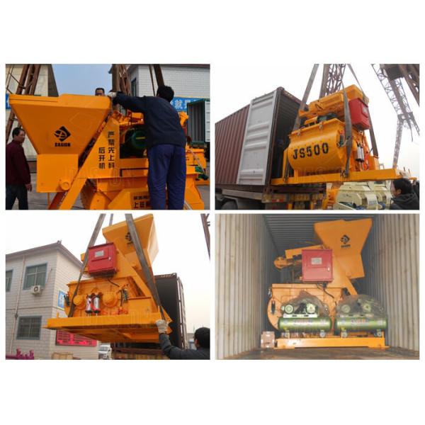 Dual - Motor Horizontal Self Loading PTO Tractor Mini Industrial Cement Mixer