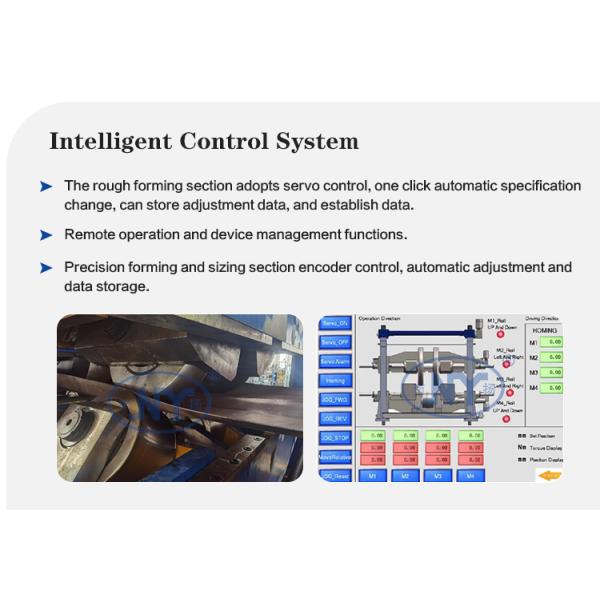 Automatic Weld Tube Mill Round Square Pipe Roll Forming Machine for Construction Works