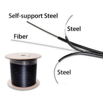 G652D G657A LSZH FTTH Fiber Optic Drop Cable 1 2 4 Core
